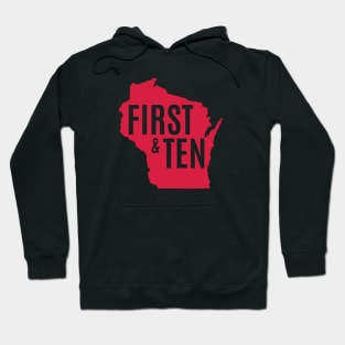 First & Ten Wisconsin Hoodie